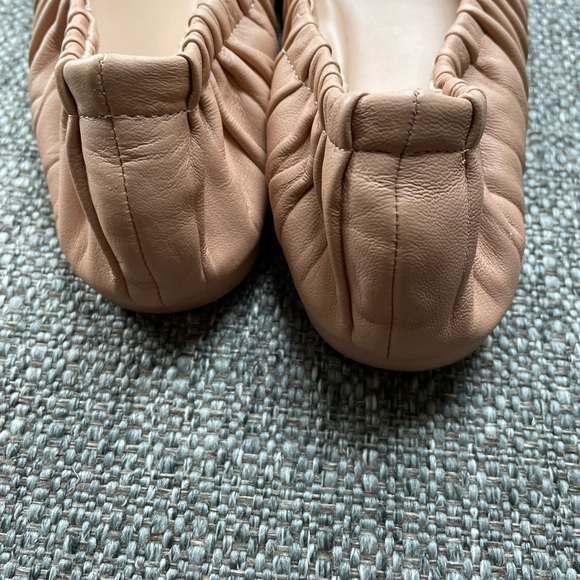 Coach Shoes Coach Eleanor Leather Ballet Flats Size 7 Worn Only A